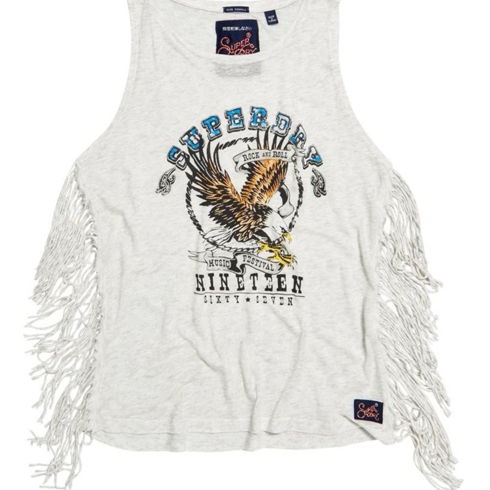 Superdry Side Fringe Tanktop